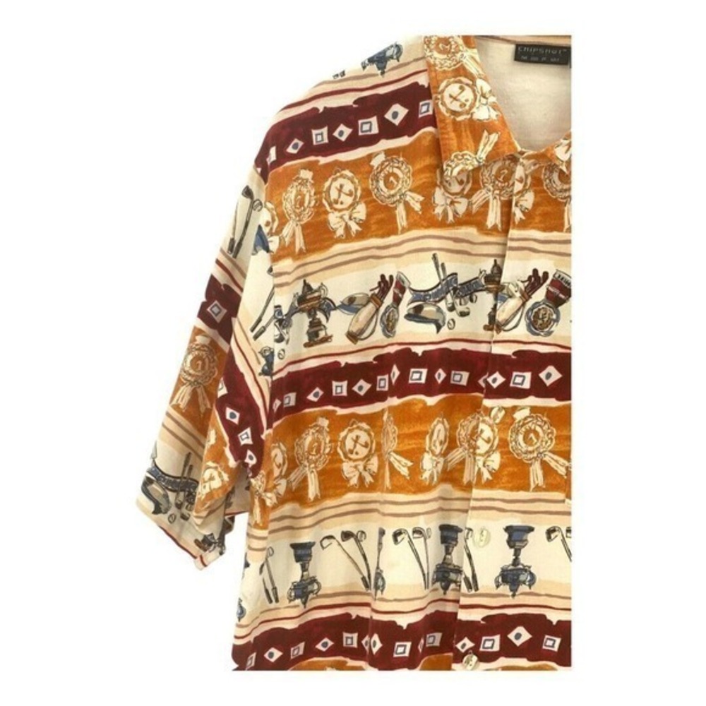 Chip Shot Golf‎ Graphics Shirt Button Soft Cotton Men's XL "The Soul of Golf " - Picture 9 of 15